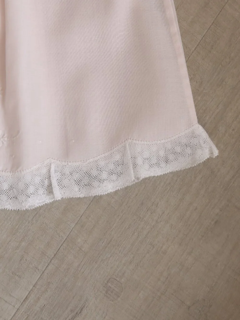 Pink Vintage Heirloom Slip Dress Feltman Brothers Rare Design Fits Size 6 Months